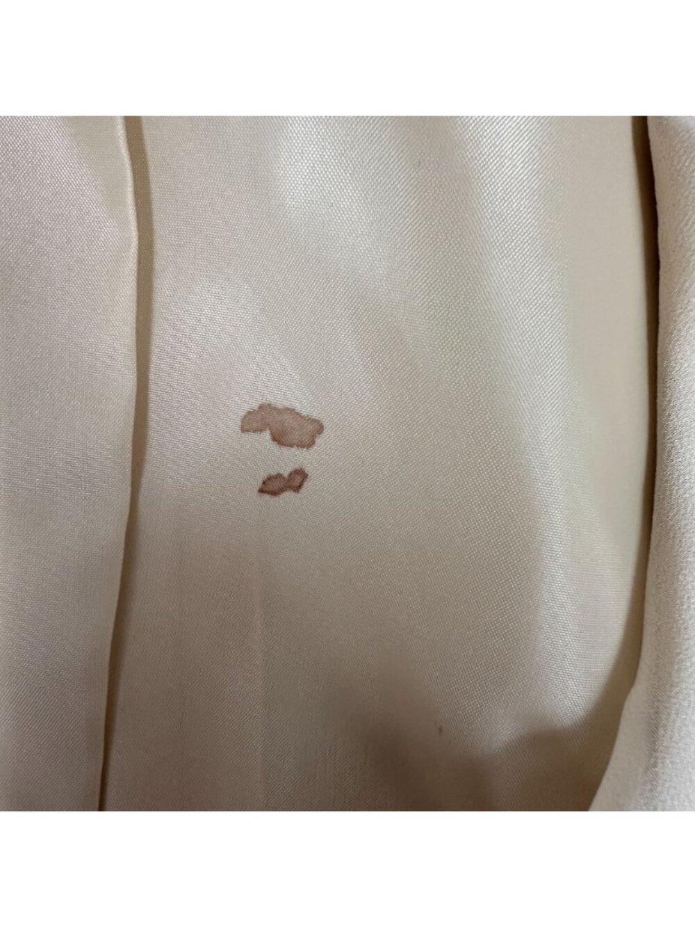 Evan-Picone Womens Two-Piece Beige Dress & Jacket Set Size 6 Elegant Ruffled Col - Picture 7 of 16
